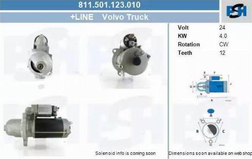 PSH 811.501.123.010 - Motorino d'avviamento autozon.pro