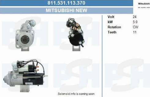 PSH 811.531.113.370 - Motorino d'avviamento autozon.pro