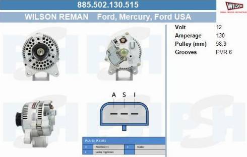 PSH 885.502.130.515 - Alternatore autozon.pro