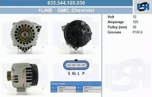 PSH 835.544.105.030 - Alternatore autozon.pro