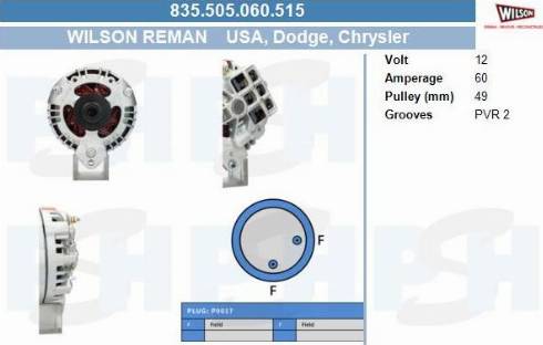 PSH 835.505.060.515 - Alternatore autozon.pro