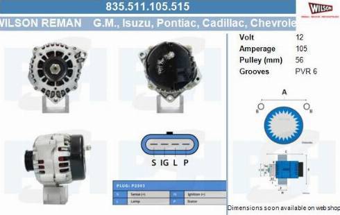 PSH 835.511.105.515 - Alternatore autozon.pro