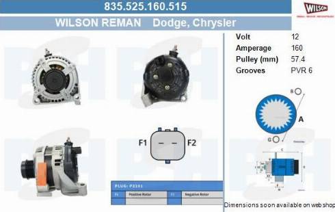 PSH 835.525.160.515 - Alternatore autozon.pro