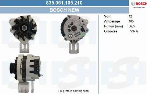 PSH 835.061.105.210 - Alternatore autozon.pro