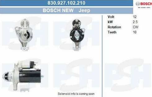 PSH 830.927.102.210 - Motorino d'avviamento autozon.pro