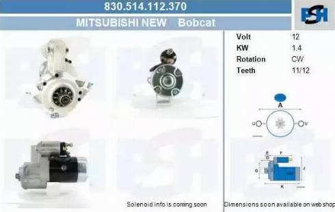 PSH 830.514.112.370 - Motorino d'avviamento autozon.pro