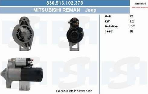 PSH 830.513.102.375 - Motorino d'avviamento autozon.pro