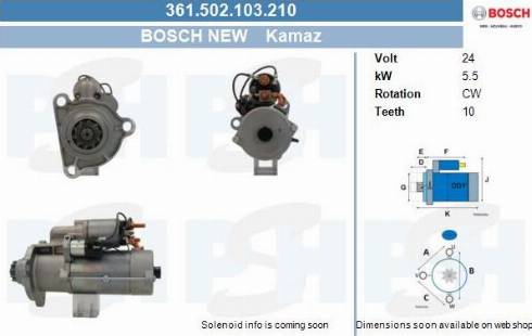 PSH 361.502.103.210 - Motorino d'avviamento autozon.pro