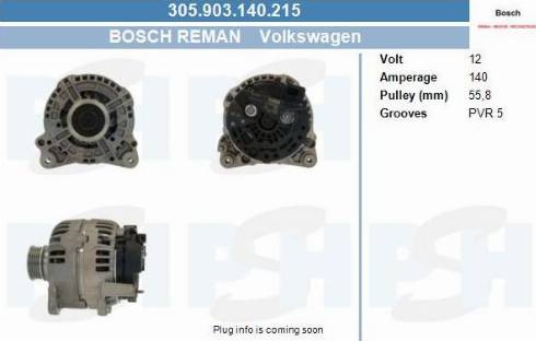 PSH 305.903.140.215 - Alternatore autozon.pro