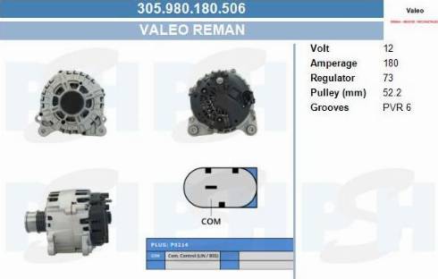 PSH 305.980.180.506 - Alternatore autozon.pro