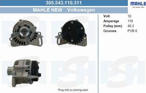 PSH 305.543.110.311 - Alternatore autozon.pro