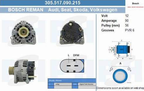 PSH 305.517.090.215 - Alternatore autozon.pro