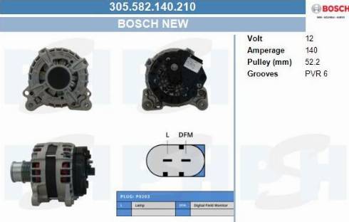 PSH 305.582.140.210 - Alternatore autozon.pro