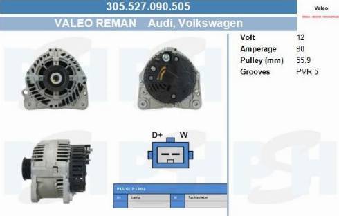 PSH 305.527.090.505 - Alternatore autozon.pro