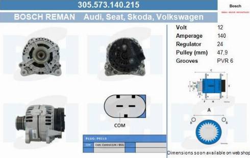 PSH 305.573.140.215 - Alternatore autozon.pro