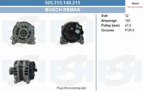 PSH 305.315.140.215 - Alternatore autozon.pro