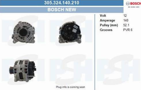 PSH 305.324.140.210 - Alternatore autozon.pro