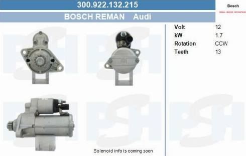 PSH 300.922.132.215 - Motorino d'avviamento autozon.pro