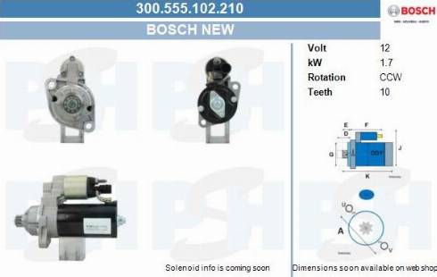 PSH 300.555.102.210 - Motorino d'avviamento autozon.pro