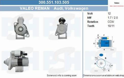 PSH 300.551.103.505 - Motorino d'avviamento autozon.pro