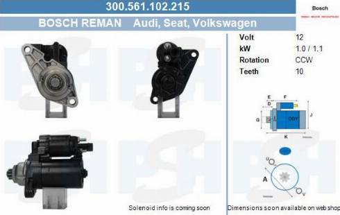 PSH 300.561.102.215 - Motorino d'avviamento autozon.pro