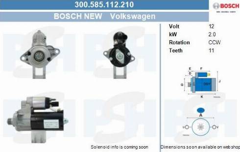 PSH 300.585.112.210 - Motorino d'avviamento autozon.pro