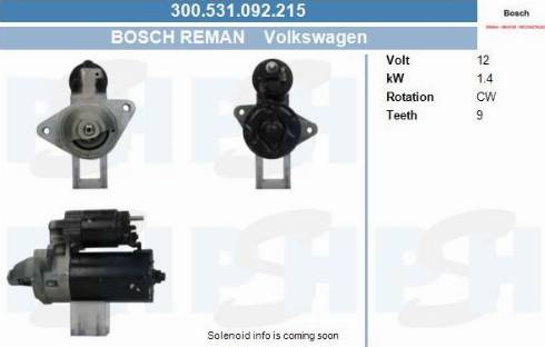 PSH 300.531.092.215 - Motorino d'avviamento autozon.pro