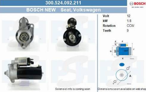 PSH 300.524.092.211 - Motorino d'avviamento autozon.pro