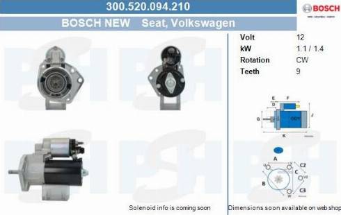 PSH 300.520.094.210 - Motorino d'avviamento autozon.pro