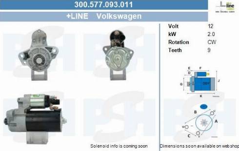 PSH 300.577.093.011 - Motorino d'avviamento autozon.pro