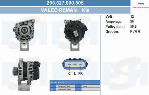 PSH 255.527.090.505 - Alternatore autozon.pro