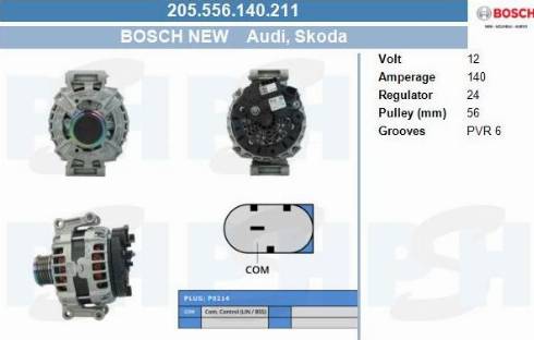 PSH 205.556.140.211 - Alternatore autozon.pro