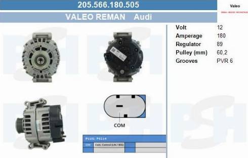 PSH 205.566.180.505 - Alternatore autozon.pro