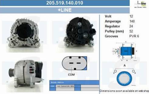 PSH 205.519.140.010 - Alternatore autozon.pro