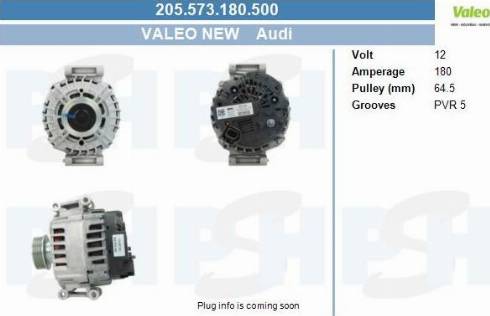 PSH 205.573.180.500 - Alternatore autozon.pro