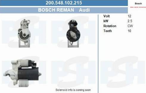 PSH 200.548.102.215 - Motorino d'avviamento autozon.pro