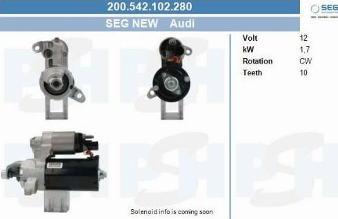 PSH 200.542.102.280 - Motorino d'avviamento autozon.pro