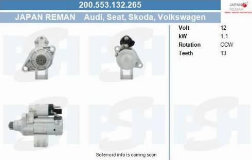 PSH 200.553.132.265 - Motorino d'avviamento autozon.pro