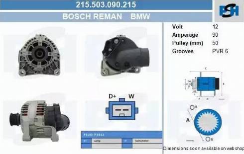 PSH 215.503.090.215 - Alternatore autozon.pro