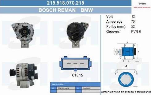 PSH 215.518.070.215 - Alternatore autozon.pro