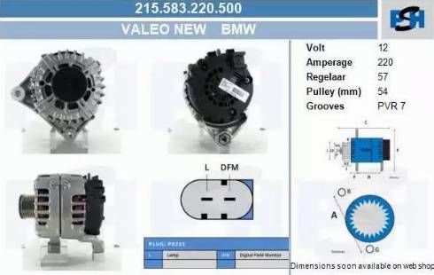 PSH 215.583.220.500 - Alternatore autozon.pro