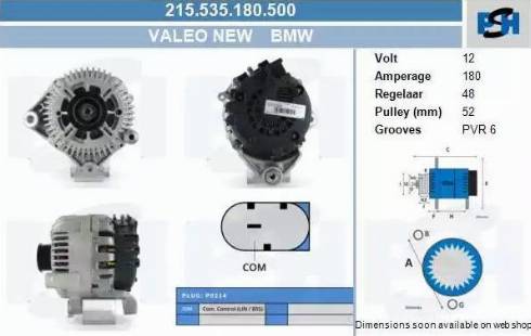 PSH 215.535.180.500 - Alternatore autozon.pro