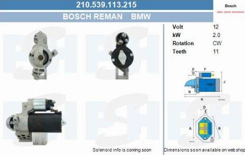 PSH 210.539.113.215 - Motorino d'avviamento autozon.pro