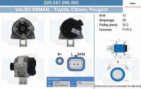 PSH 225.547.090.505 - Alternatore autozon.pro