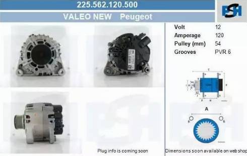 PSH 225.562.120.500 - Alternatore autozon.pro