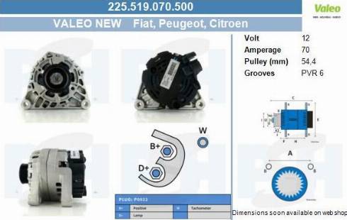 PSH 225.519.070.500 - Alternatore autozon.pro