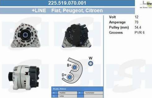 PSH 225.519.070.001 - Alternatore autozon.pro