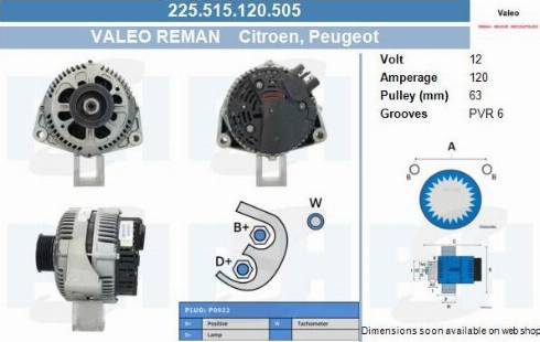 PSH 225.515.120.505 - Alternatore autozon.pro