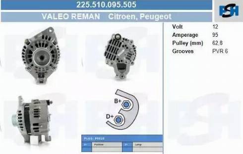 PSH 225.510.095.505 - Alternatore autozon.pro