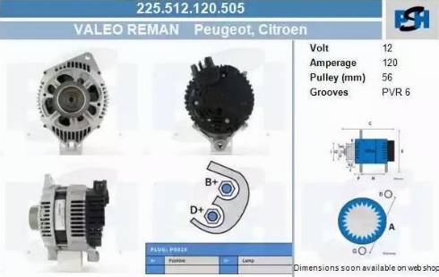 PSH 225.512.120.505 - Alternatore autozon.pro